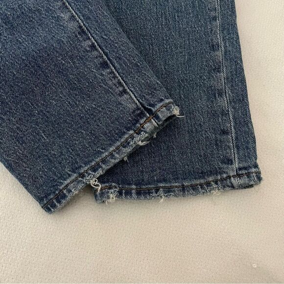 Madewell Classic High Rise Cropped Straight Jeans in Peralta Wash Size 26 AA596 - Picture 8 of 13